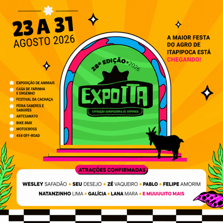 atrações expoita 2026